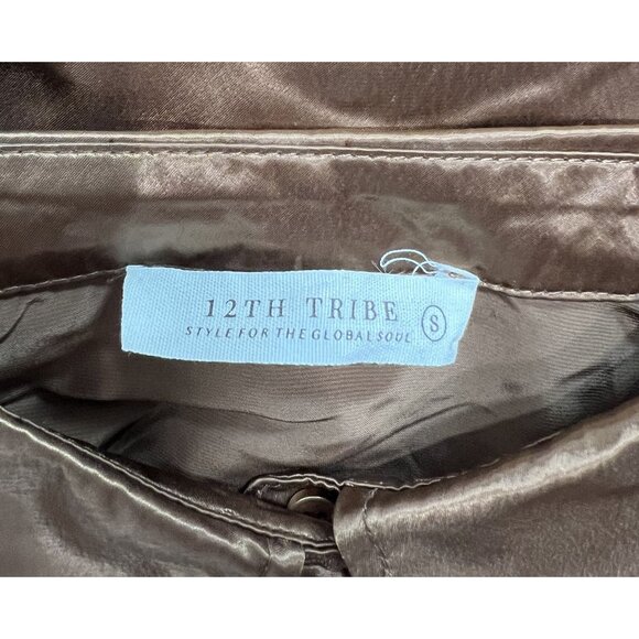 12th Tribe After Satin Mini Dress in Dark Bronze Metallic - Picture 5 of 5